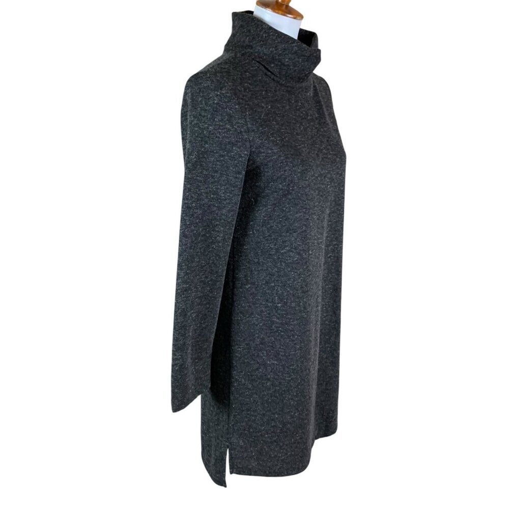 WAYF Brown Turtleneck‎ Sweater Dress Long Sleeve Cozy Casual Stretch Small - Picture 2 of 5